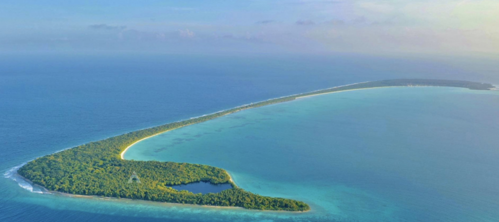 Sunset over the lagoon